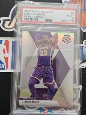 Panini Mosaic LeBron James Purple & Gold Silver Prizm